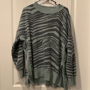Aerie Striped Sweatshirt
